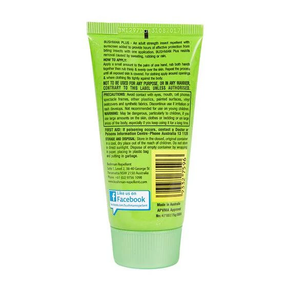 Bushman Dry Gel Insect Repellent With Sunscreen 75g 4 Bushman Dry Gel Insect Repellent With Sunscreen 75g - Image 2