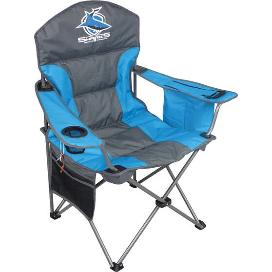 NRL Cronulla Sharks Camp Chair 3 NRL Cronulla Sharks Camp Chair