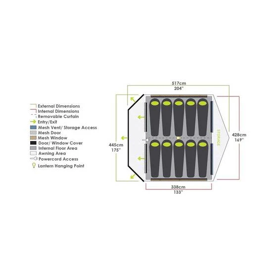 Zempire Pronto 10 V2 Inflatable Air Tent 10 Zempire Pronto 10 V2 Inflatable Air Tent - Image 8