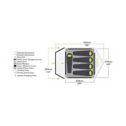 Zempire Pronto 5 V2 Inflatable Air Tent 26 Zempire Pronto 5 V2 Inflatable Air Tent -Skeeter Hawk Shop BCF 617451 07 hi res