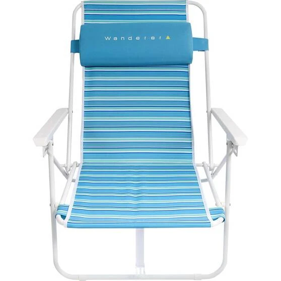 Wanderer Seafoam Stripe Beach Chair 3 Wanderer Seafoam Stripe Beach Chair