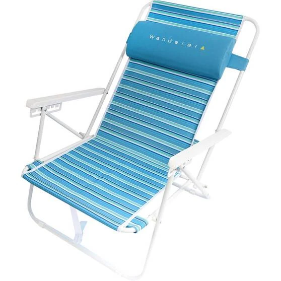 Wanderer Seafoam Stripe Beach Chair 4 Wanderer Seafoam Stripe Beach Chair - Image 2